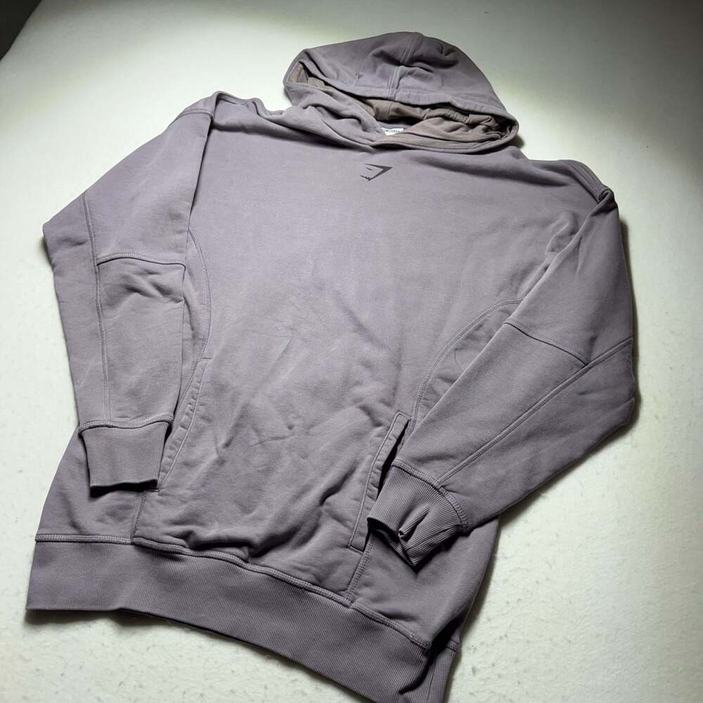 Gymshark Heritage Washed Hoodie Dusk Purple Size M